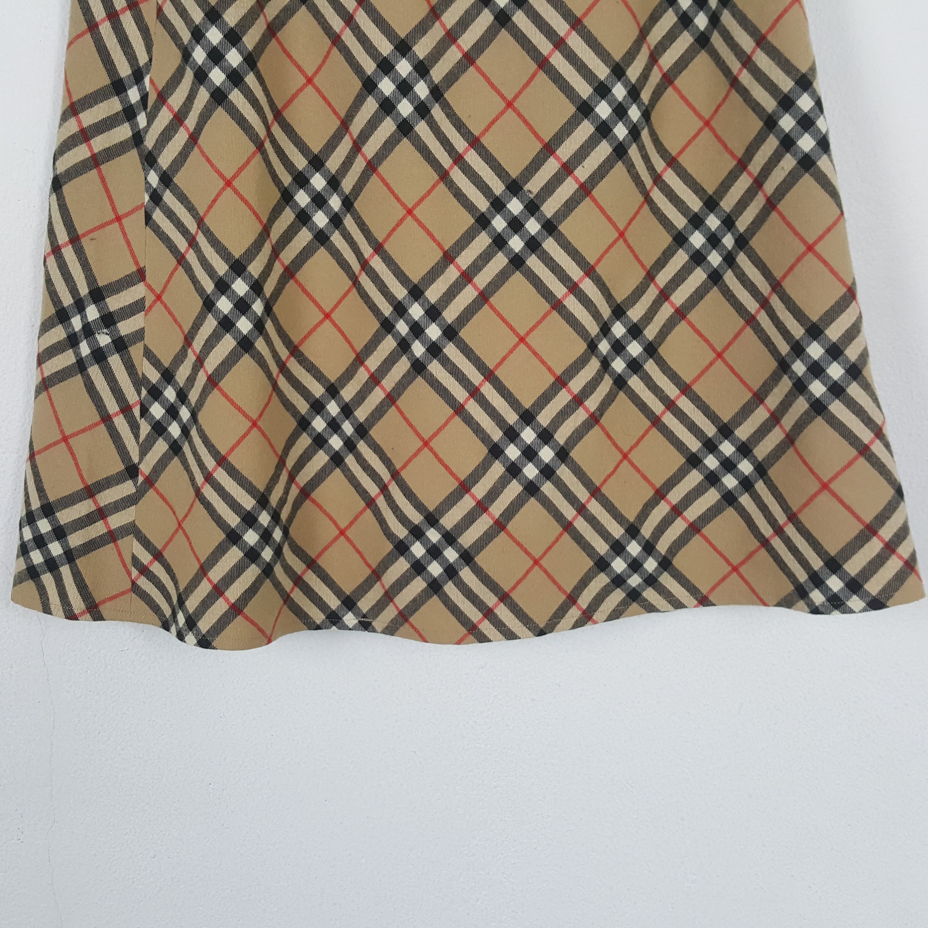 Burberry × Vintage Vintage BURBERRY LONDON Luxury Fashion Brand Skirts C280N30 Size 23" - 6 Thumbnail