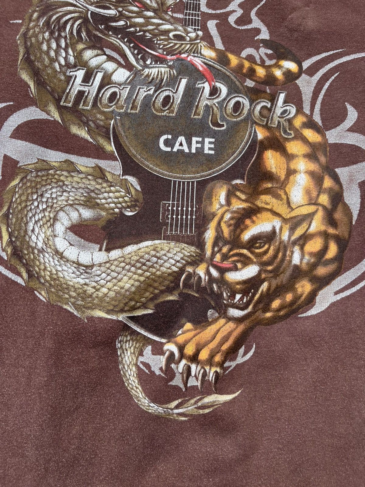 Hard Rock Cafe × Japanese Brand Vintage Hard Rock Cafe Gran Canaria washed dragon y2k tee Size US L / EU 52-54 / 3 - 19 Thumbnail