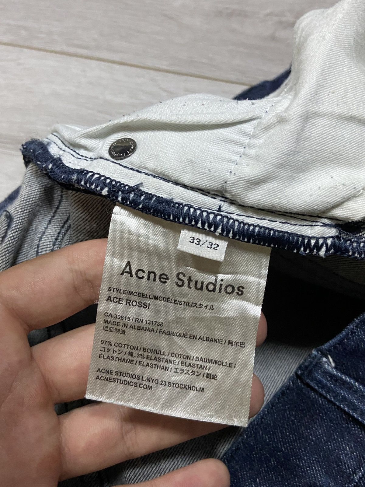 Acne Studios Acne Studios Ace Rossi 33/32us vintage jeans Size US 33 - 5 Thumbnail