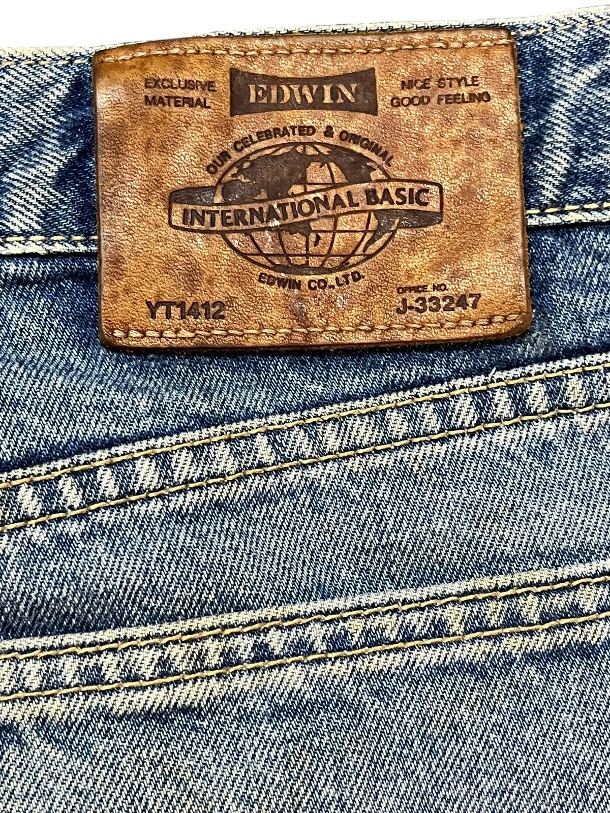 Edwin Vintage Edwin International Basic Mudwash Baggy Denim Size US 31 - 8 Thumbnail