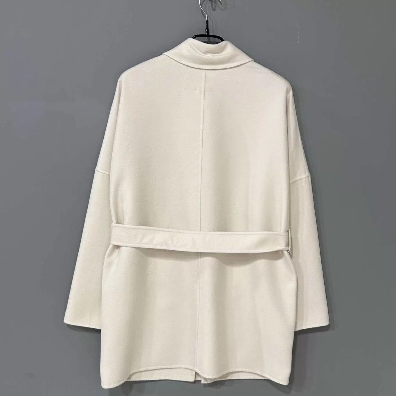 Hermes HERMES Cream Cashmere Coat 38 NWT Size S / US 4 / IT 40 - 3 Thumbnail