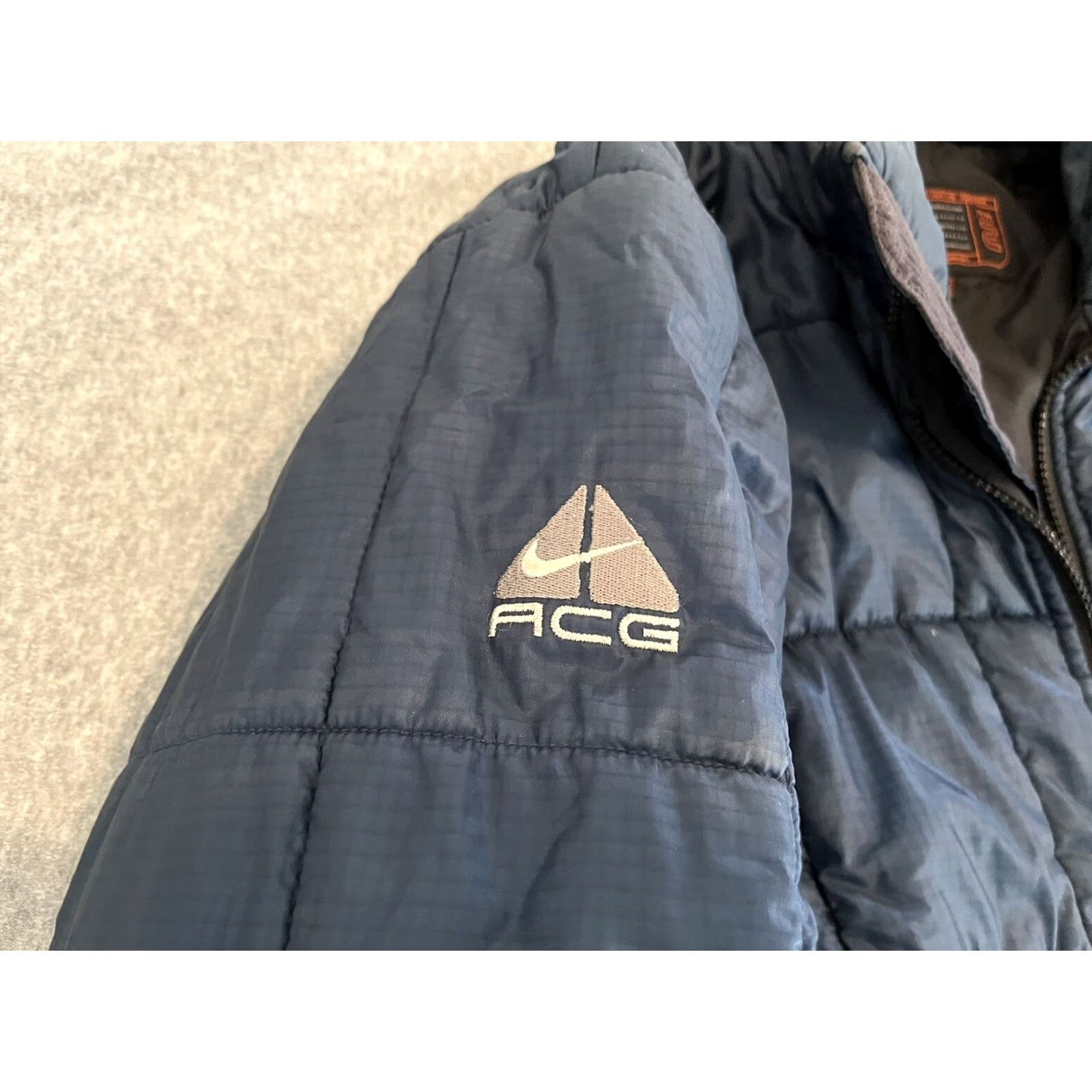 Nike VINTAGE Nike ACG Quilted Puffer Jacket Mens M Blue Thermal Down Primaloft Nylon Nylon Quilted 2 Medium Size US M / EU 48-50 / 2 - 5 Thumbnail