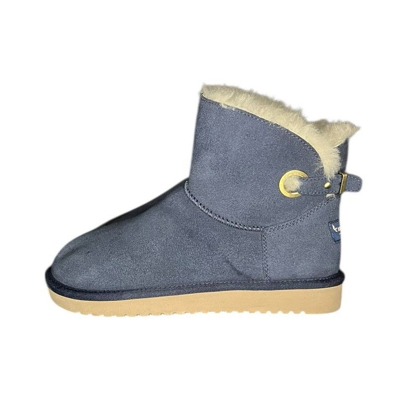 Koolaburra Koolaburra UGG Remley Mini Boots Insignia Blue Suede Size 6 Size US 6 / IT 36 - 1 Thumbnail