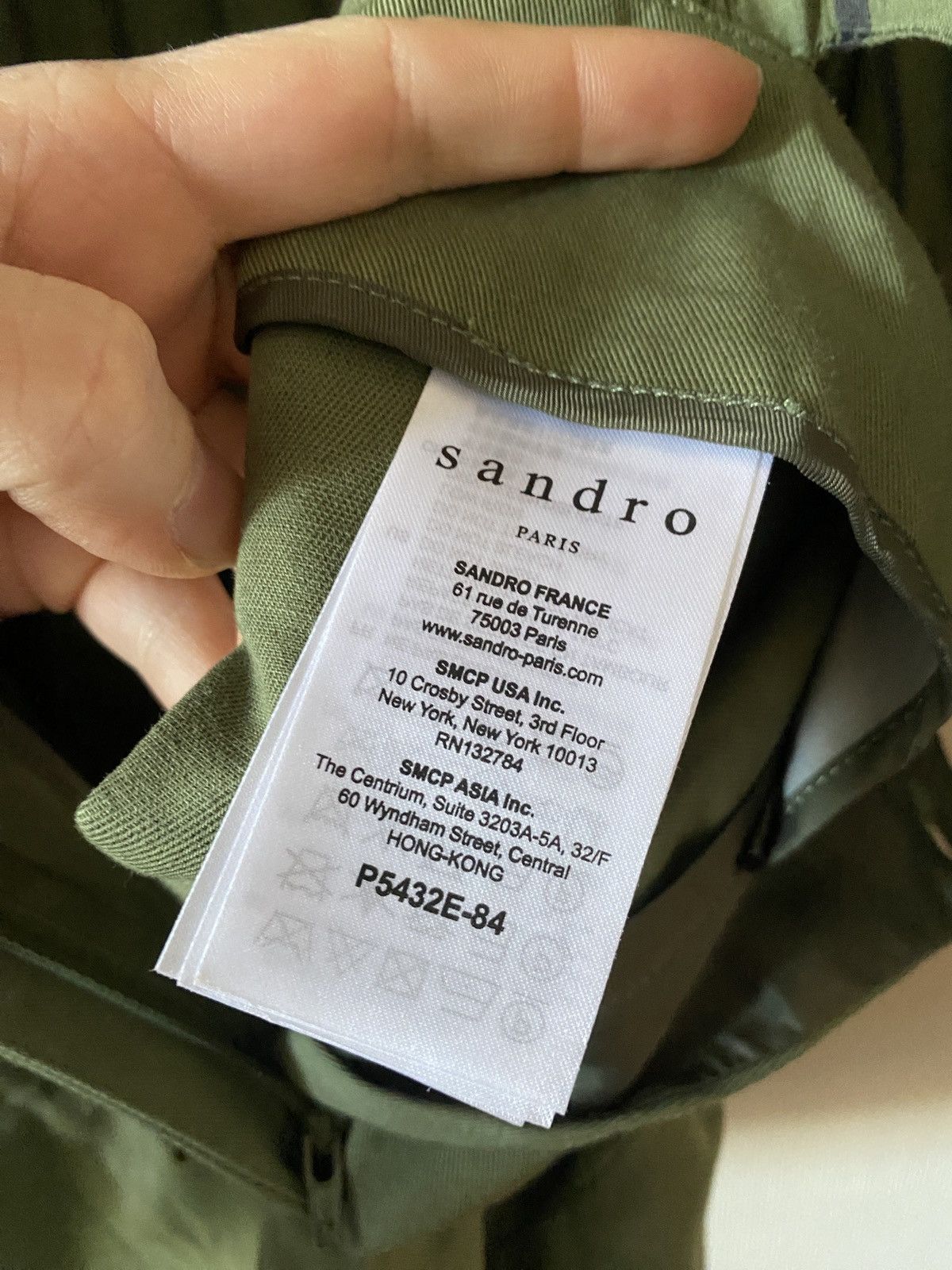 Sandro Panik Playsuit size 2 cotton Sandro Size 26" / US 2 / IT 38 - 16 Thumbnail