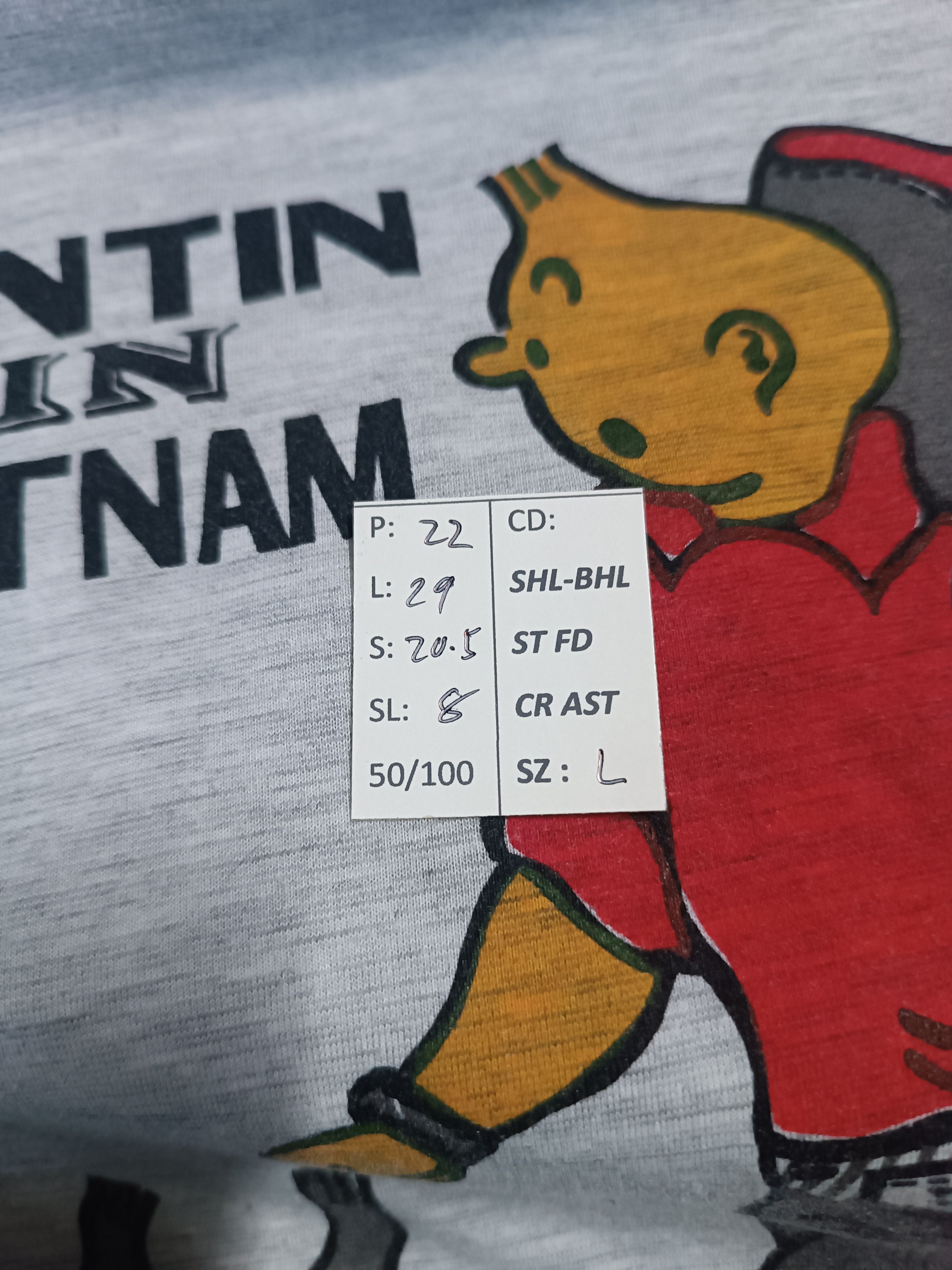 Vintage VINTAGE 90'S TINTIN IN VIETNAM TEE GARFIELDS MICKEY POOH | Grailed