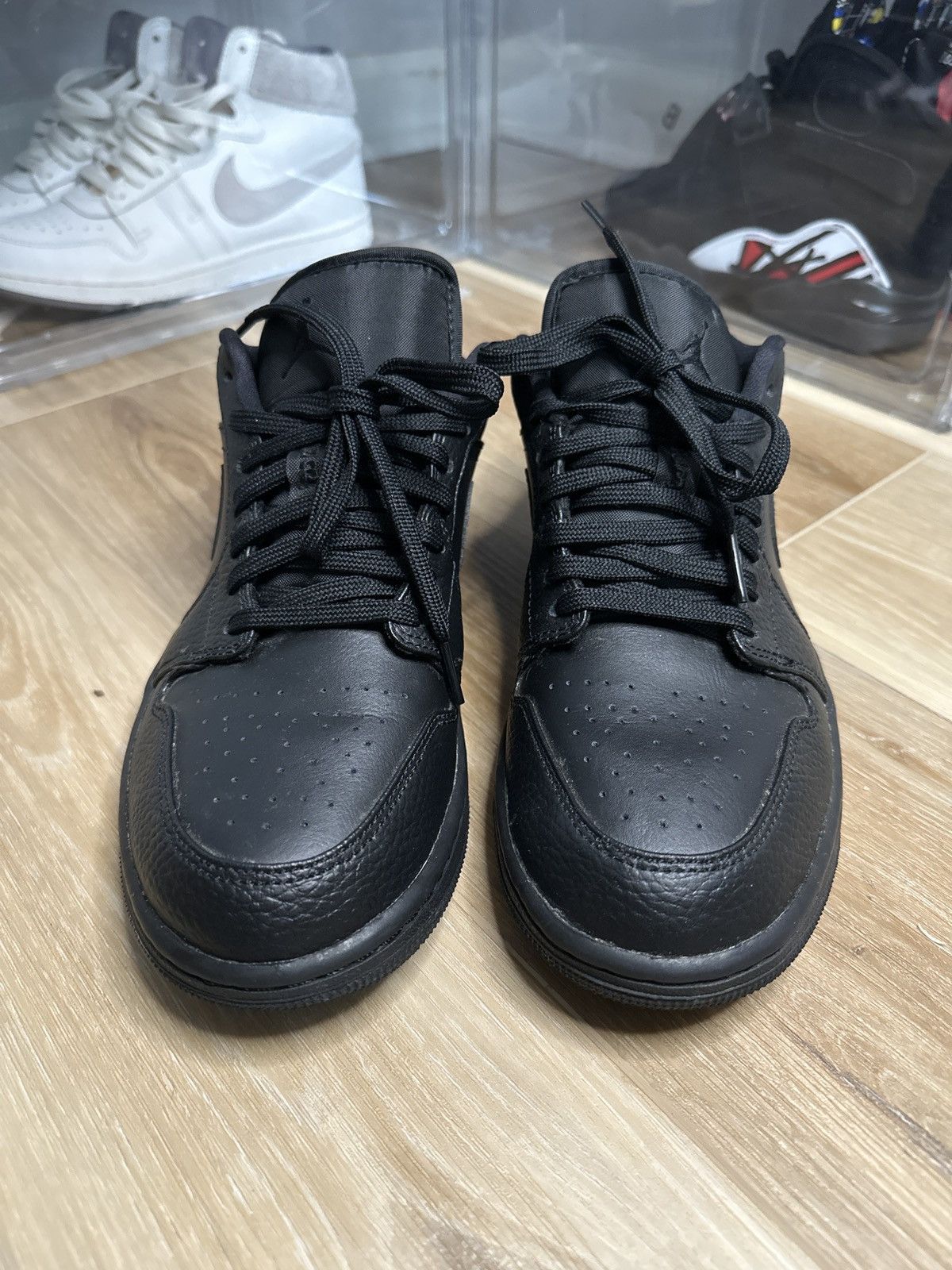 Nike Air Jordan 1 Low Tripple Black | Grailed