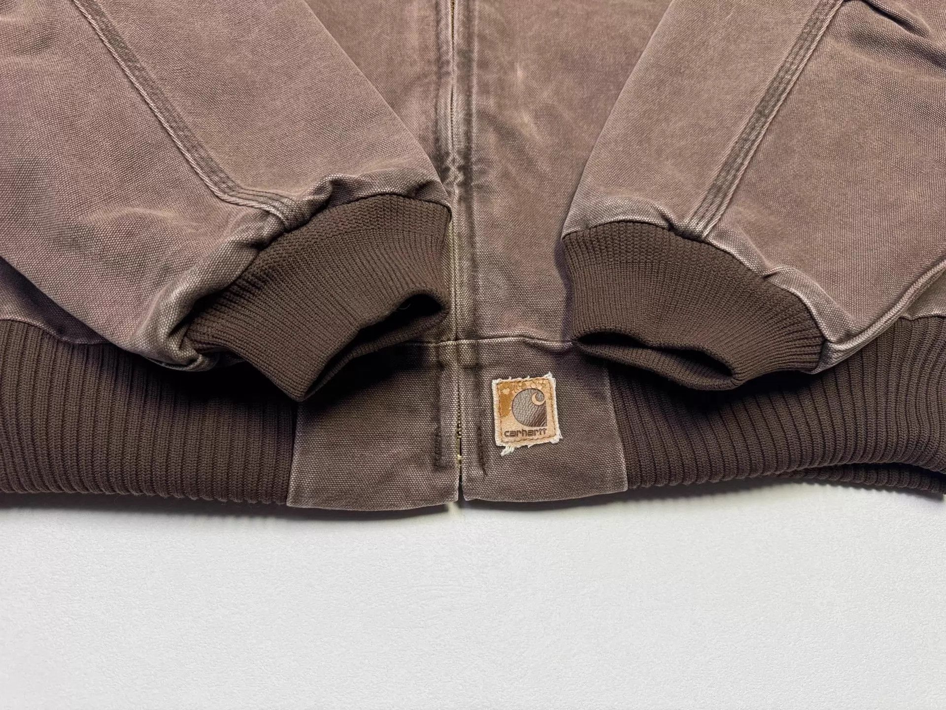 Carhartt Vintage Carhartt J14 Santa Fe Jacket Maroon L Size US L / EU 52-54 / 3 - 3 Thumbnail