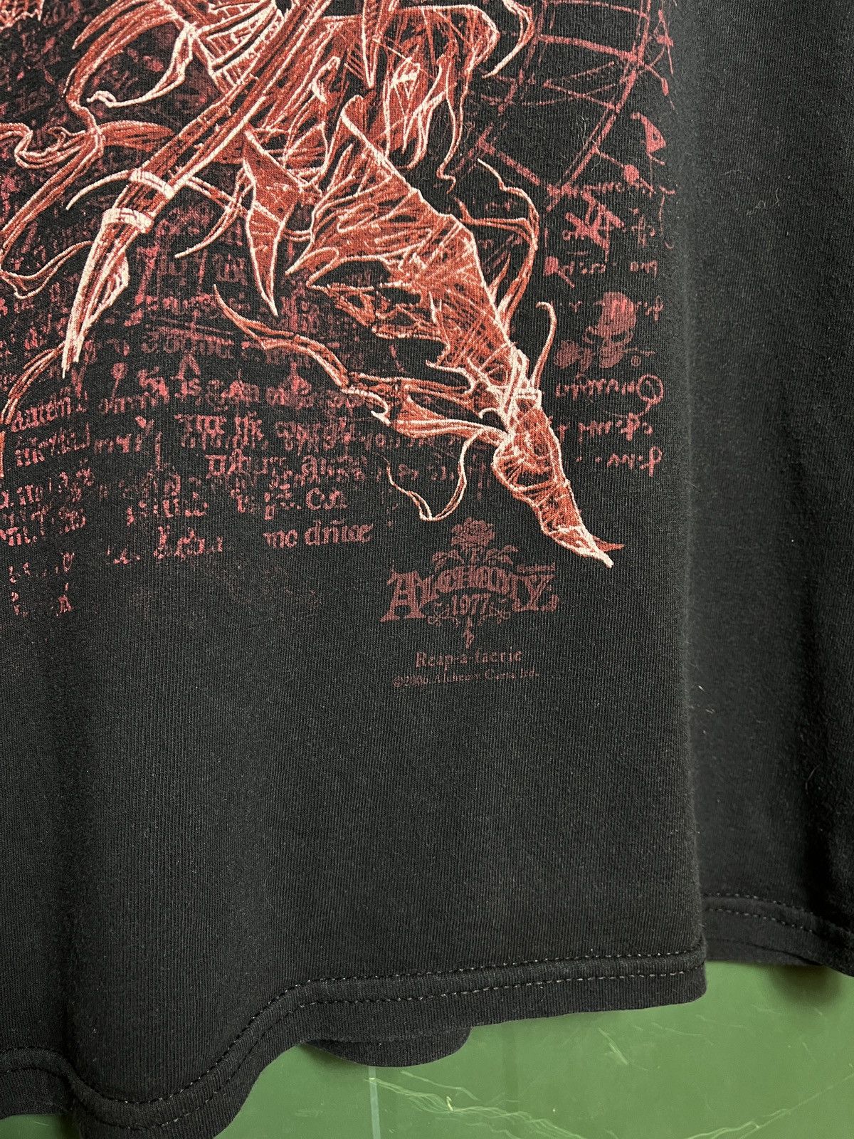 Vintage Vintage The Alchemy Gothic Reaper Lament T-Shirt Size US M / EU 48-50 / 2 - 2 Thumbnail