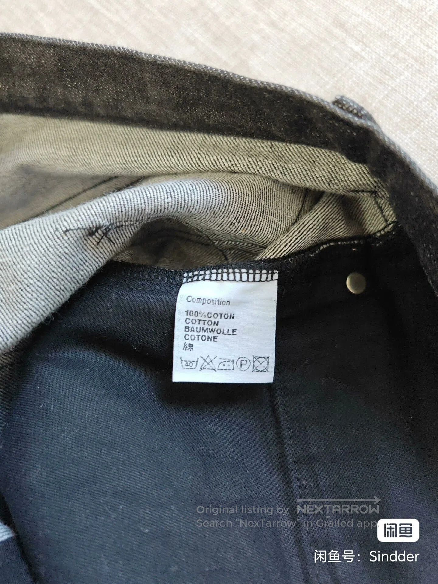 Dior Dior Homme Men's Raw Denim Jeans. Size US 34 / EU 50 - 4 Thumbnail