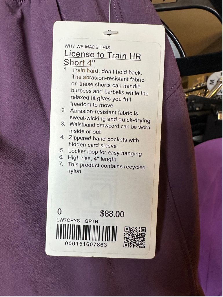 Lululemon Lululemon License to Train NWT $88 Size 0 Size 25" / US 0 / IT 36 - 3 Thumbnail