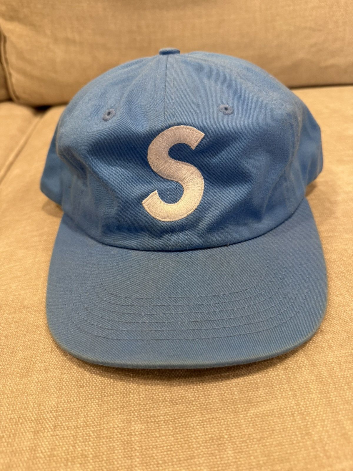 Supreme Supreme Cordura Denim S Logo 6-Panel Hat indigo ss25 | Grailed