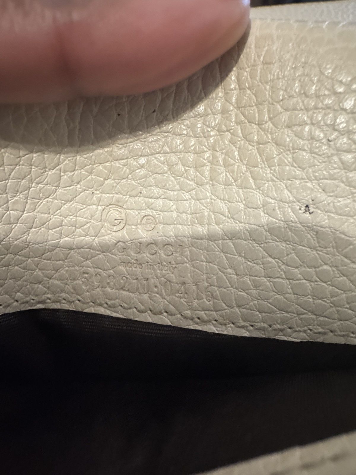 Gucci Cream Gucci wallet with chain crossbody Size ONE SIZE - 5 Thumbnail