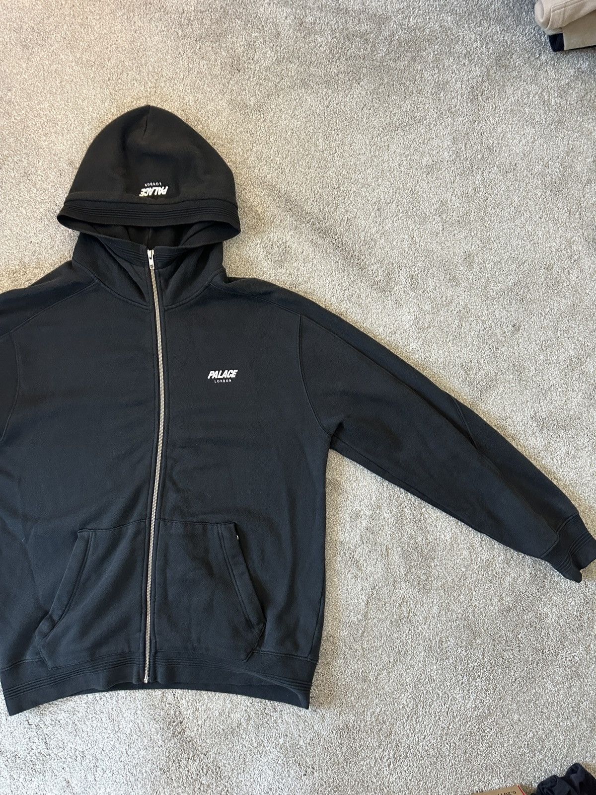 Palace Palace Shatter Zip Hood Black Xl | Grailed