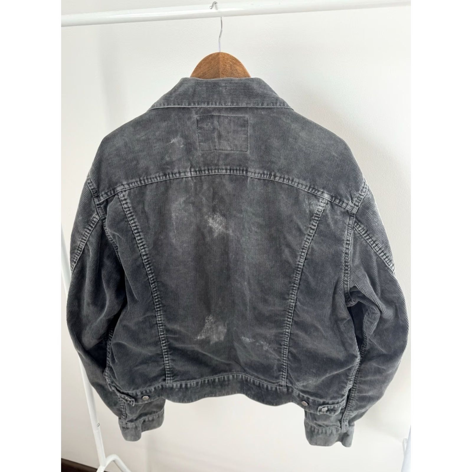 Diesel VINTAGE Diesel Corduroy Jacket 90s Bomber Shirt Mens XL-XXL Dark Gray Size US XXL / EU 58 / 5 - 6 Thumbnail