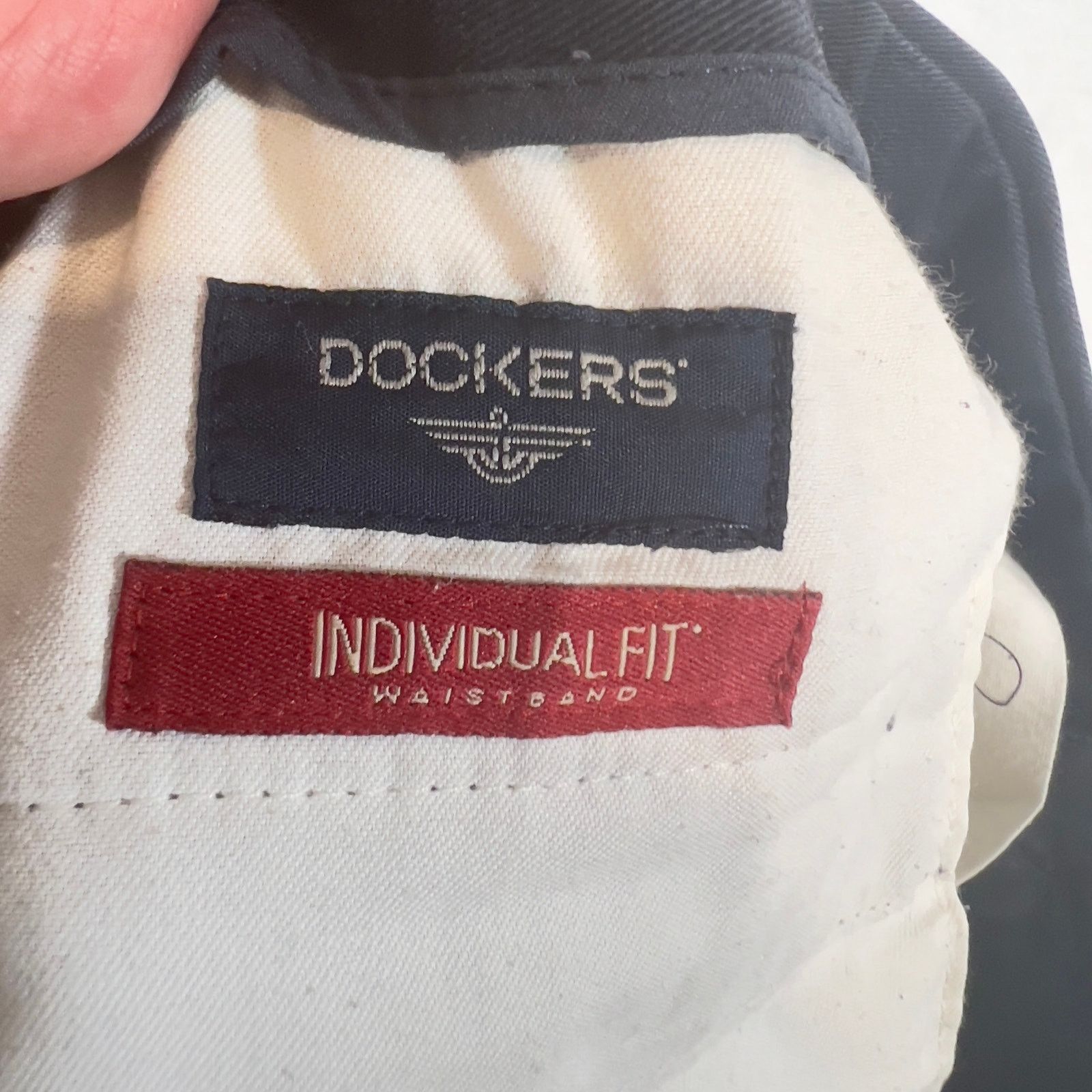 Dockers Dockers Individual Fit Chino Pants Mens W38X L33 Pleated Y2K Size US 38 / EU 54 - 2 Thumbnail