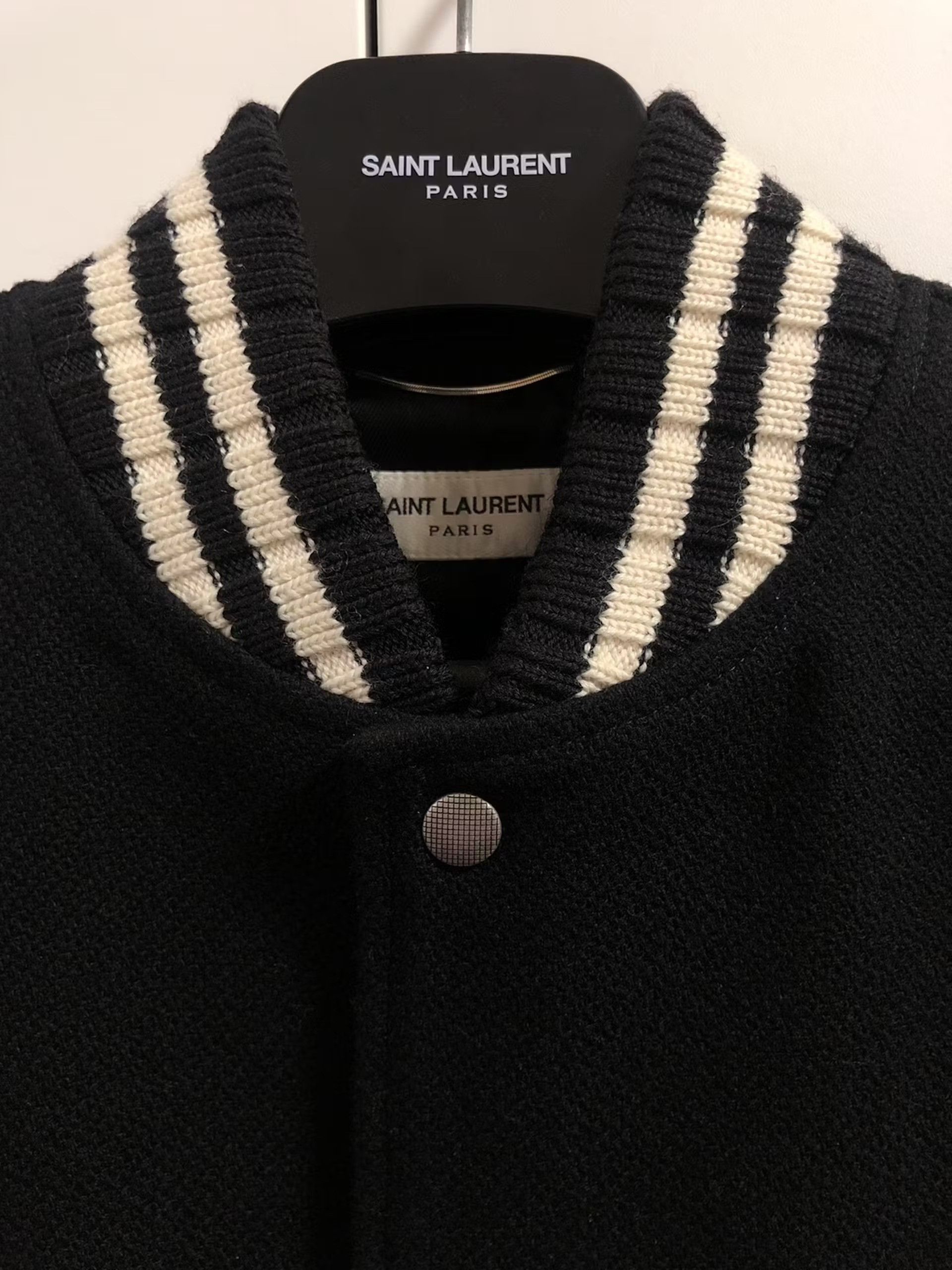 Saint Laurent Paris Saint Laurent Paris Signature Logo Teddy Jacket Size US M / EU 48-50 / 2 - 3 Thumbnail