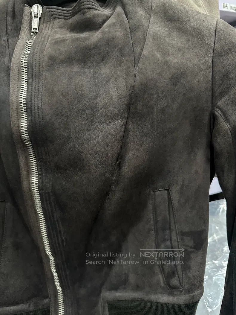 Rick Owens RICK OWENS Brown suede fur-lined coat Size US S / EU 44-46 / 1 - 2 Thumbnail