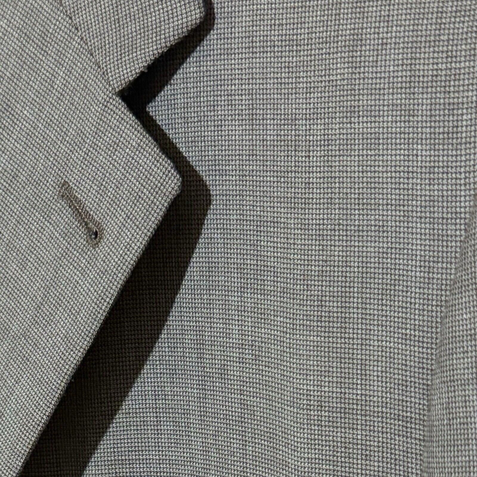 Canali Canali Gray Check 3 Button Sport Coat Jacket Sz 50 R NEW Size 38R - 3 Thumbnail