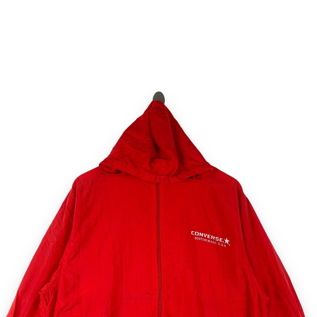Converse Vintage CONVERSE ALL START Windbreaker Red Jacket Size L / US 10 / IT 46 - 2 Thumbnail