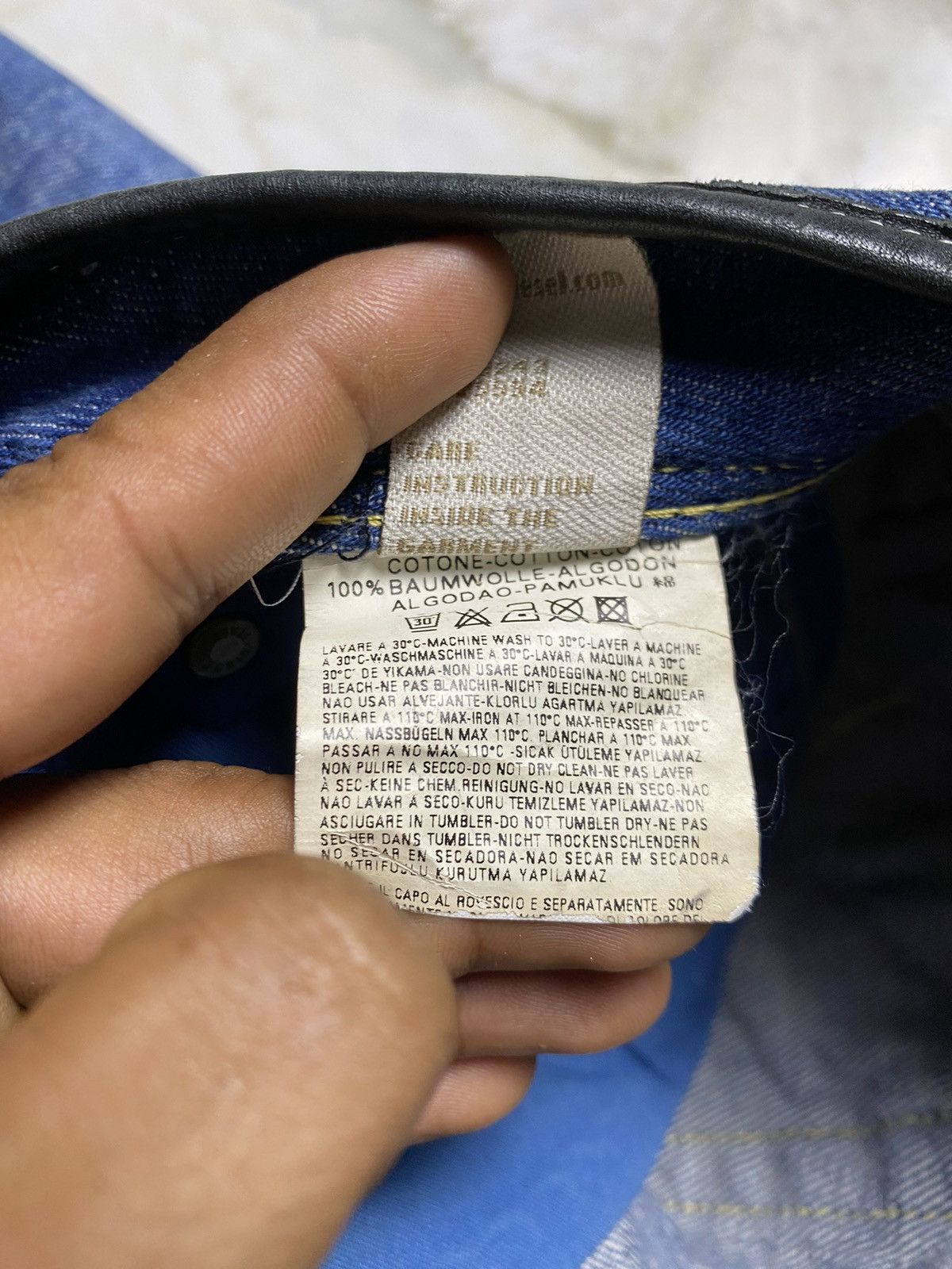 Diesel Diesel Bebel 0070Z blue bootcut regular jeans Size US 27 - 13 Thumbnail