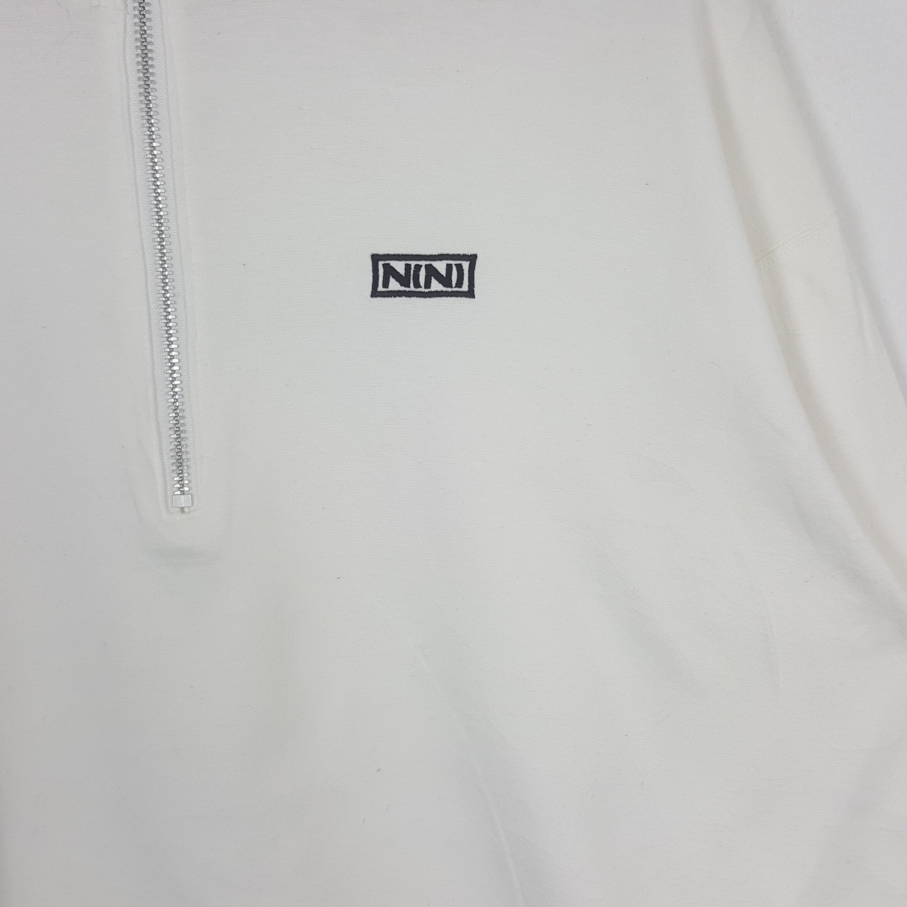 Japanese Brand × Number (N)ine × Vintage Vintage Number (N)ine Japanese Brand Half Zipper Tshirt Size US XL / EU 56 / 4 - 7 Thumbnail