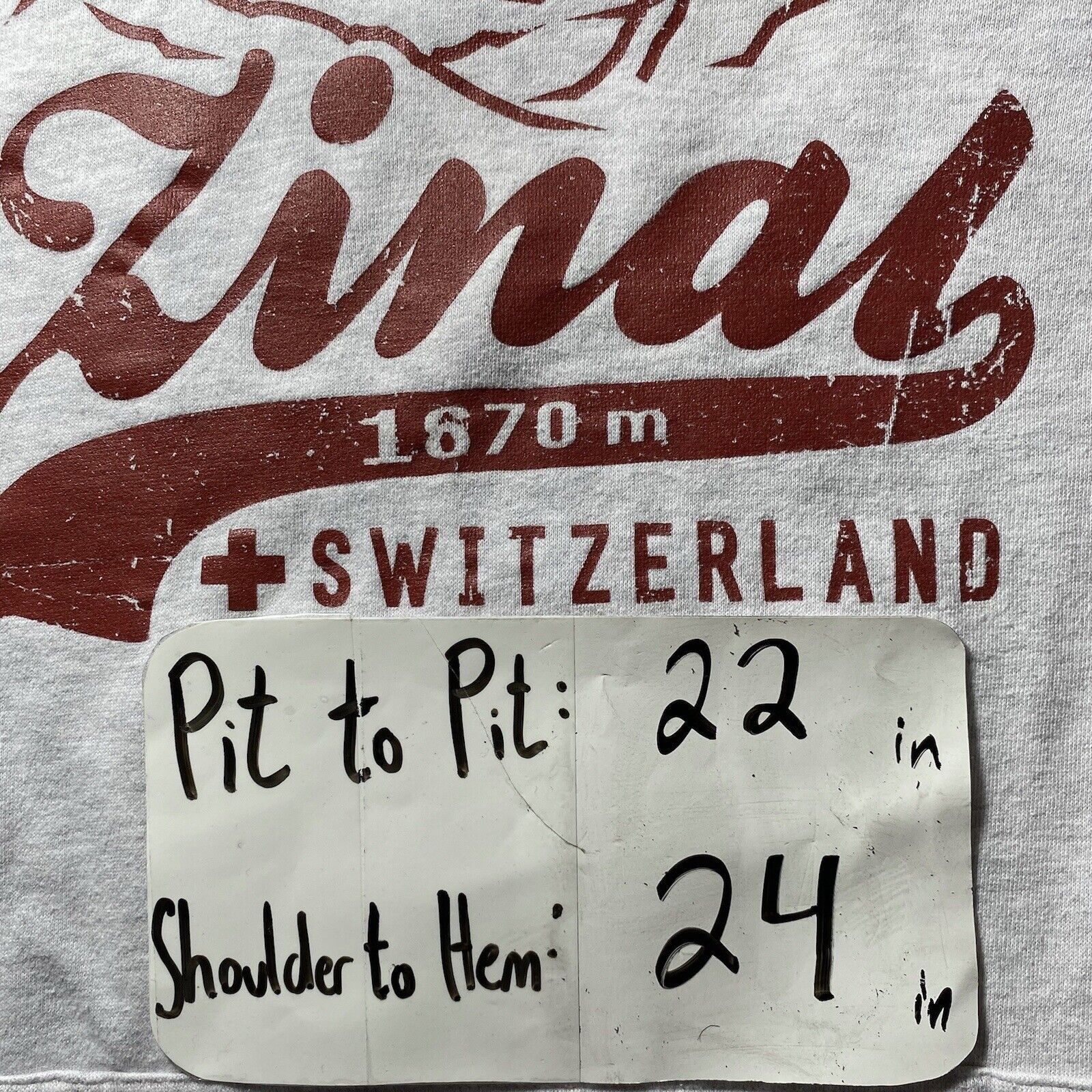 Clique Switzerland Zinal Mountain 1670 Meter High Snow Gray Hoodie Size XS / US 0-2 / IT 36-38 - 10 Thumbnail
