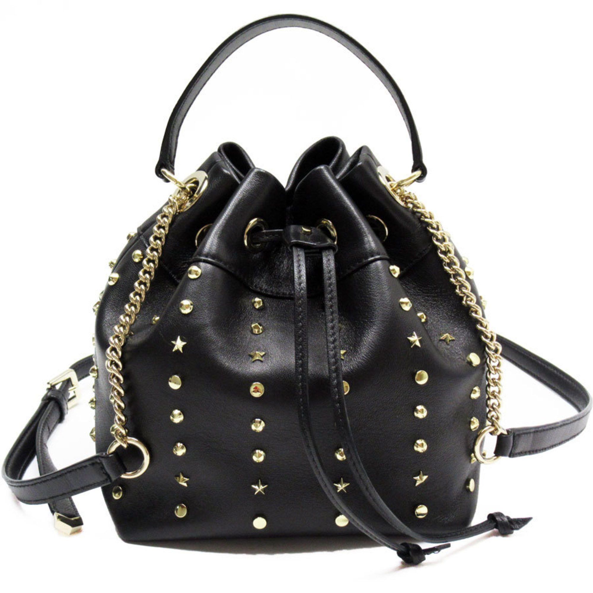 Jimmy Choo Star Studs on sale Leather Hobo Bag