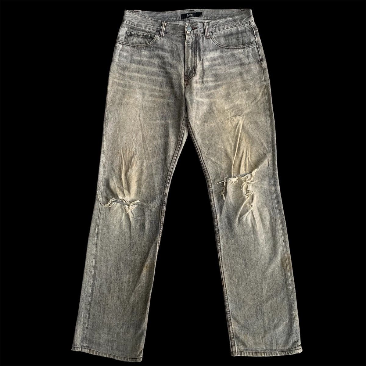 Japanese Brand Vintage Mossimo Rusty Mudwash Distressed Denim Jeans W32 Size US 32 / EU 48 - 1 Thumbnail