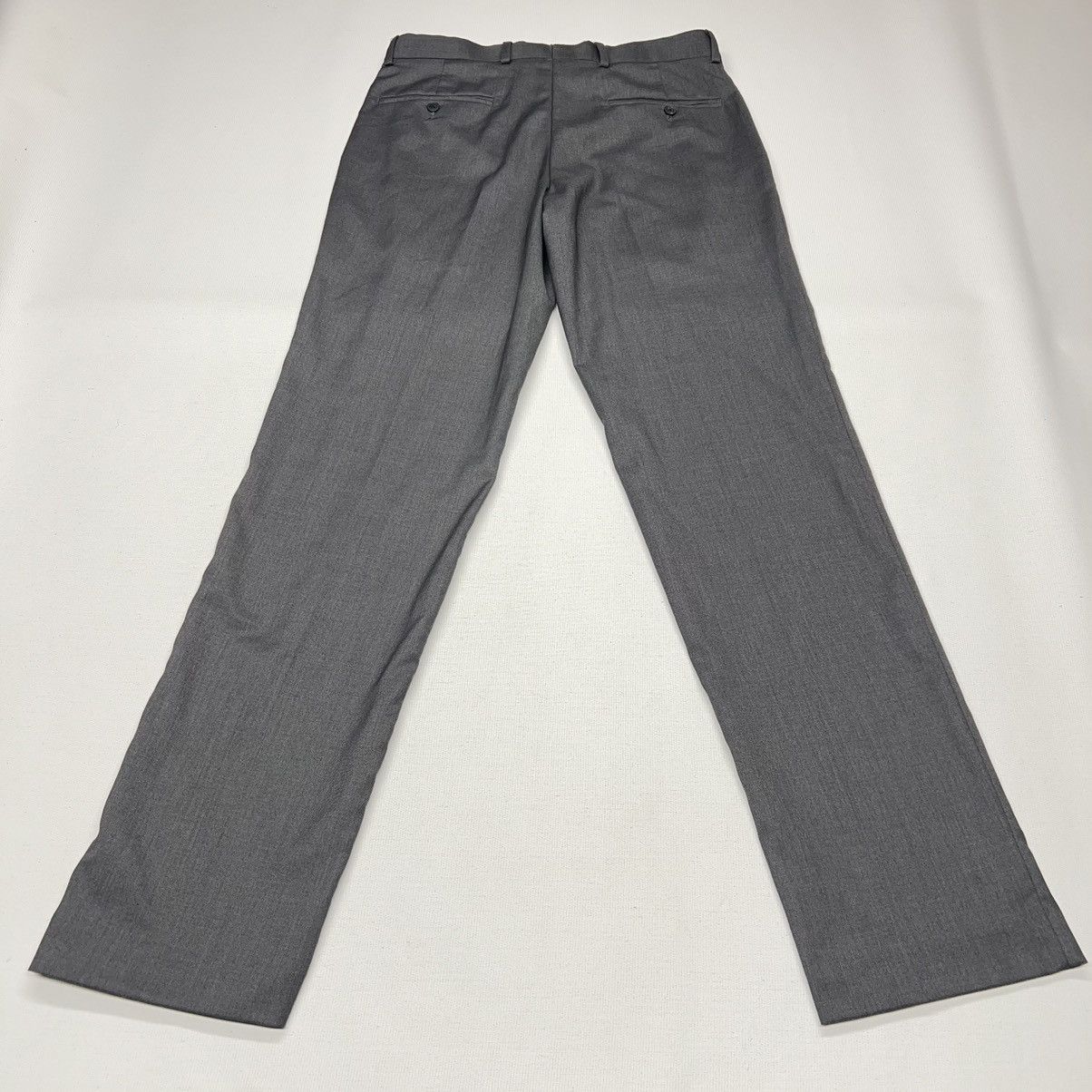 J Ferrar J. Ferrar Pants Grey Slim Fit Dress Formal Suit Bottoms Size US 30 / EU 46 - 10 Thumbnail