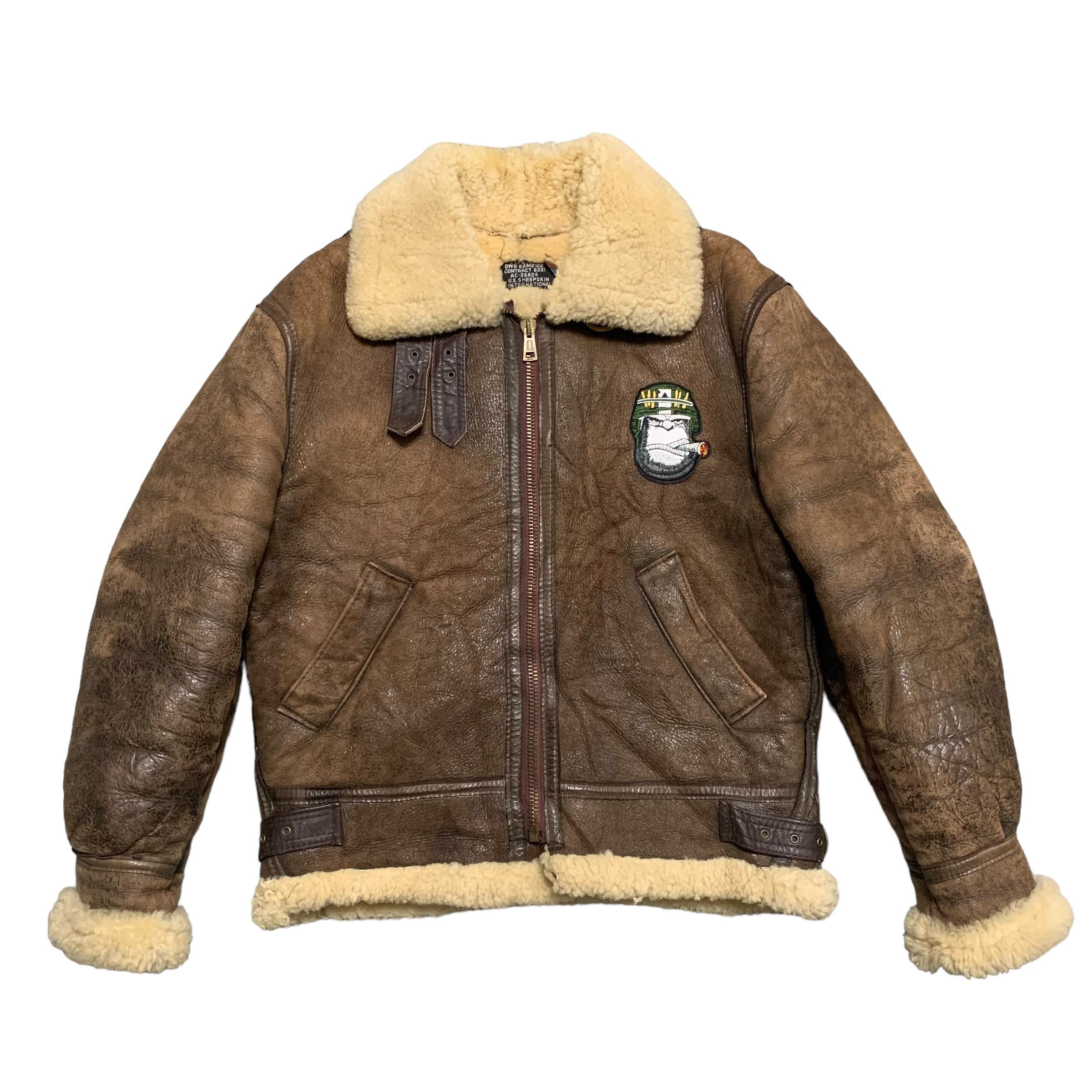 Other Vintage US Sheepskin International B3 Jacket Made In USA Size US M / EU 48-50 / 2 - 1 Thumbnail