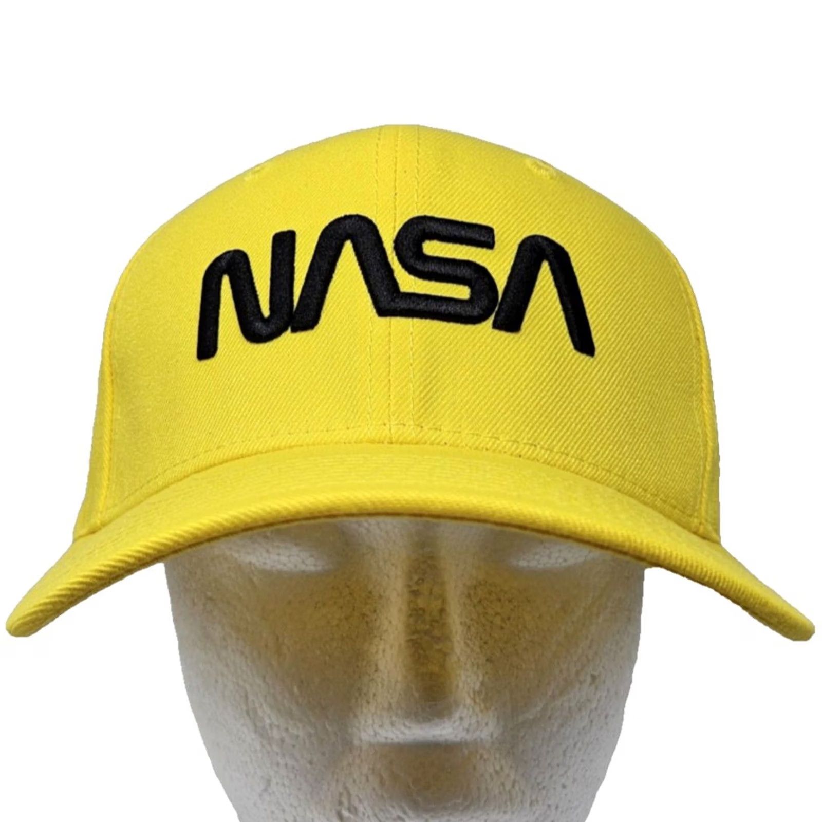 NASA Rapid Dominance NASA Hat Cap Snap Back Mens One Size Yellow Embroidered Space Vintage No Size ONE SIZE - 2 Thumbnail