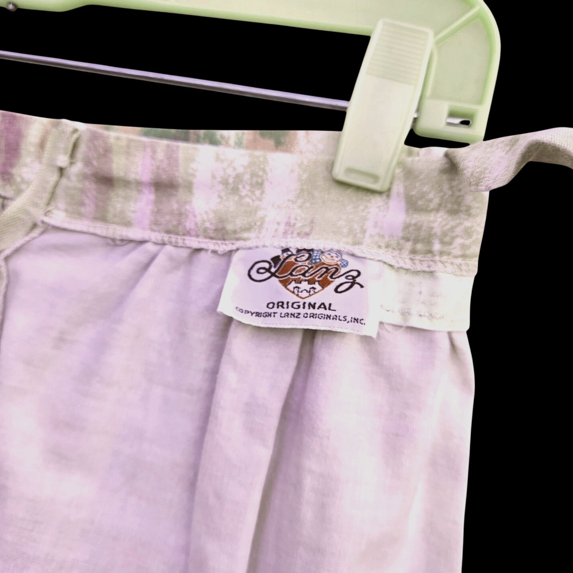 Other Lanz Originals 1980s Scenic Maxi Skirt Seine River 26"W Past Size 26" / US 2 / IT 38 - 11 Thumbnail