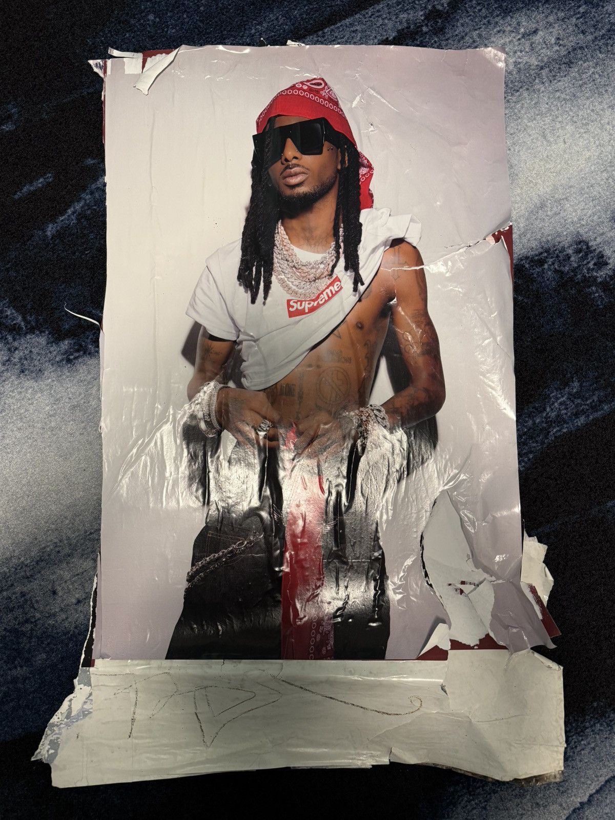 Supreme Playboi Carti Supreme Poster 2025 (Original) Rare Collectors Size ONE SIZE - 11 Thumbnail