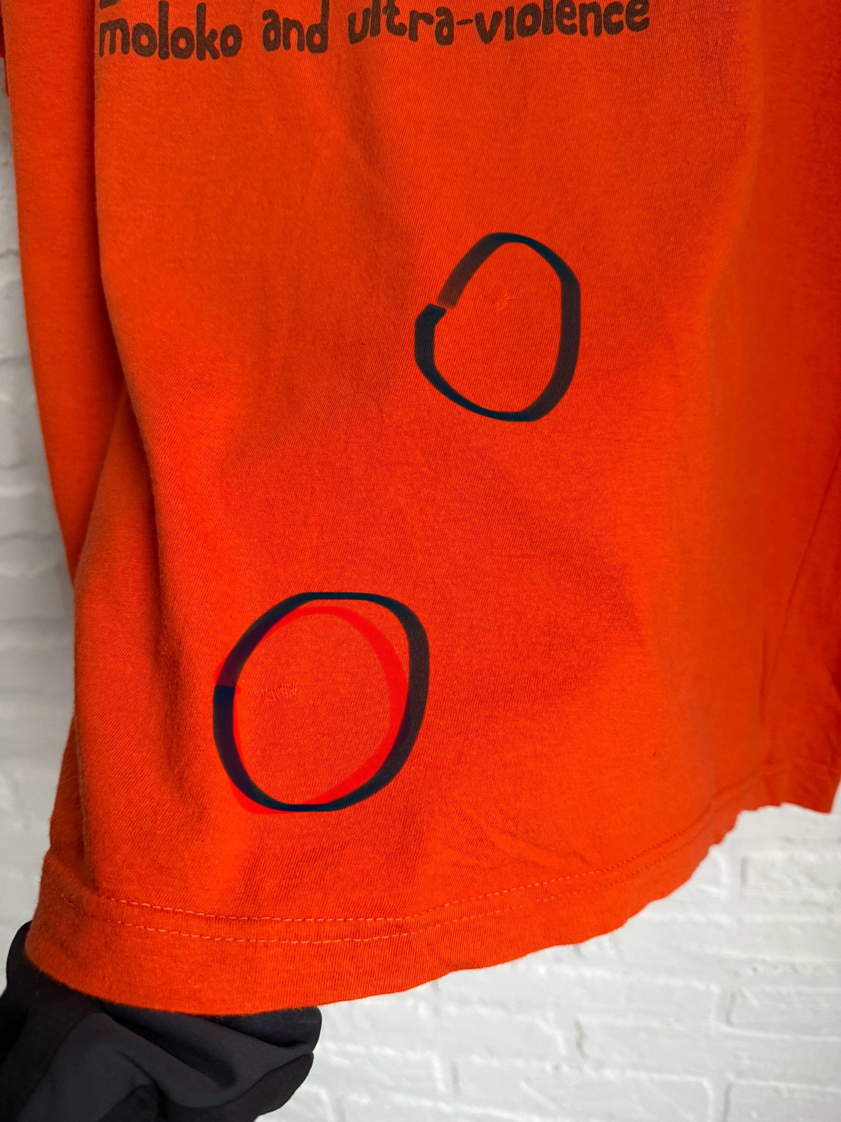 Vintage Vintage 90s Clockwork Orange Stanley Kubrick movie t-shirt Size US XL / EU 56 / 4 - 5 Thumbnail