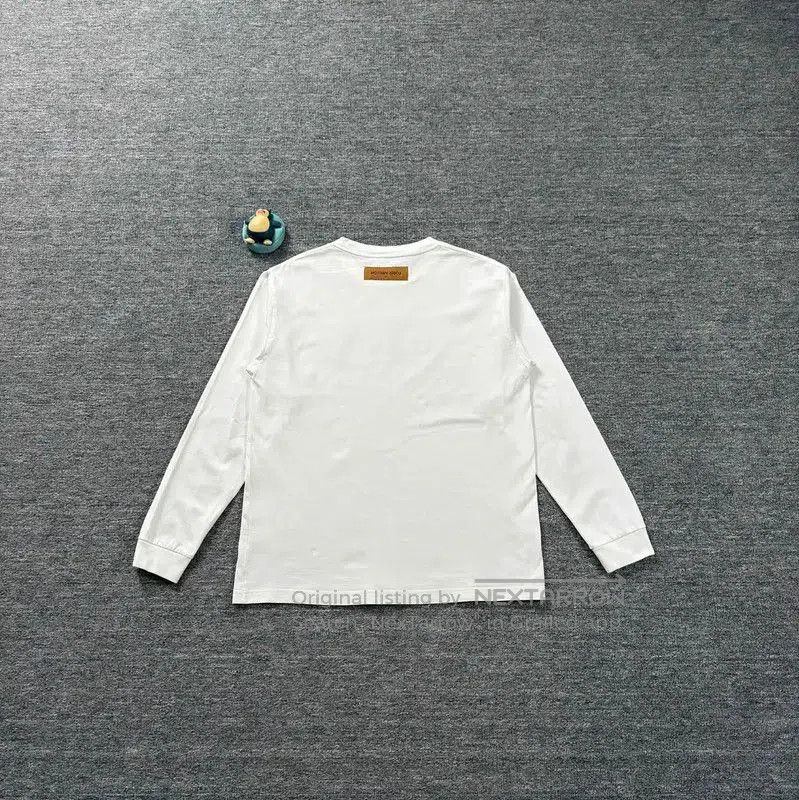 Louis Vuitton Louis Vuitton White Cotton Long Sleeve T-Shirt . Size US M / EU 48-50 / 2 - 2 Thumbnail