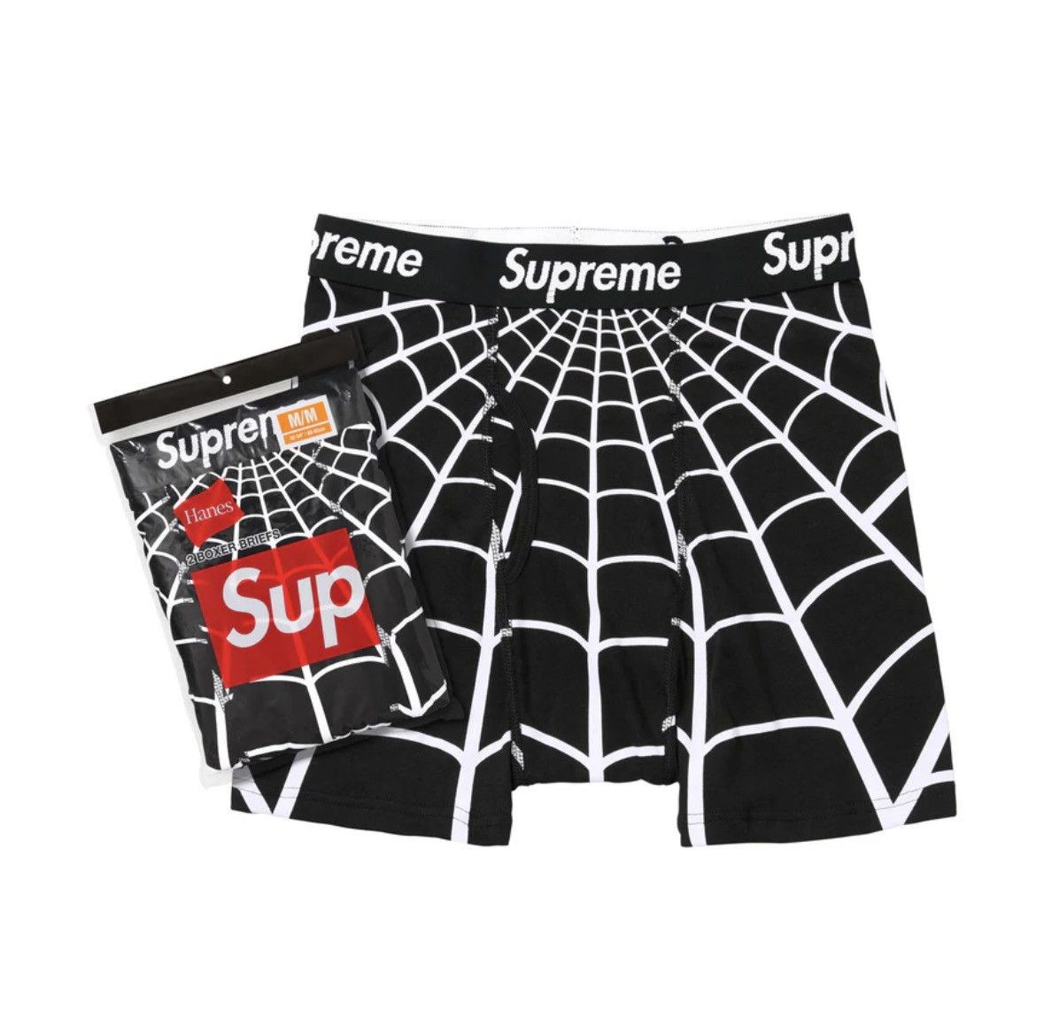 Hanes × Supreme Supreme Hanes Boxer Briefs (2 Pack) | Grailed