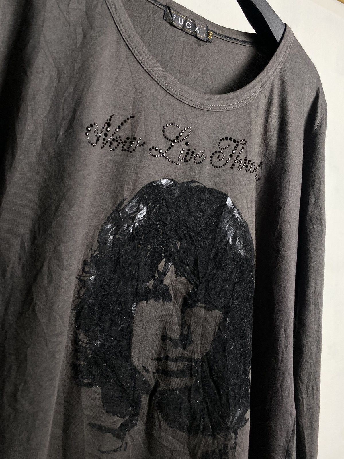 GOSTAR DE FUGA × If Six Was Nine × Japanese Brand Fuga Jpn Velvet Print Jim Morrison Longsleeve Size US S / EU 44-46 / 1 - 3 Thumbnail