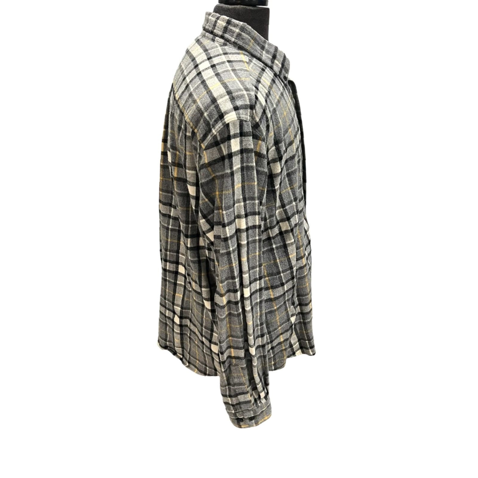 Vintage LL Bean Mens Traditional Fit Large Reg Gray Plaid Flannel Shirt Long Sleeve Size US L / EU 52-54 / 3 - 5 Thumbnail