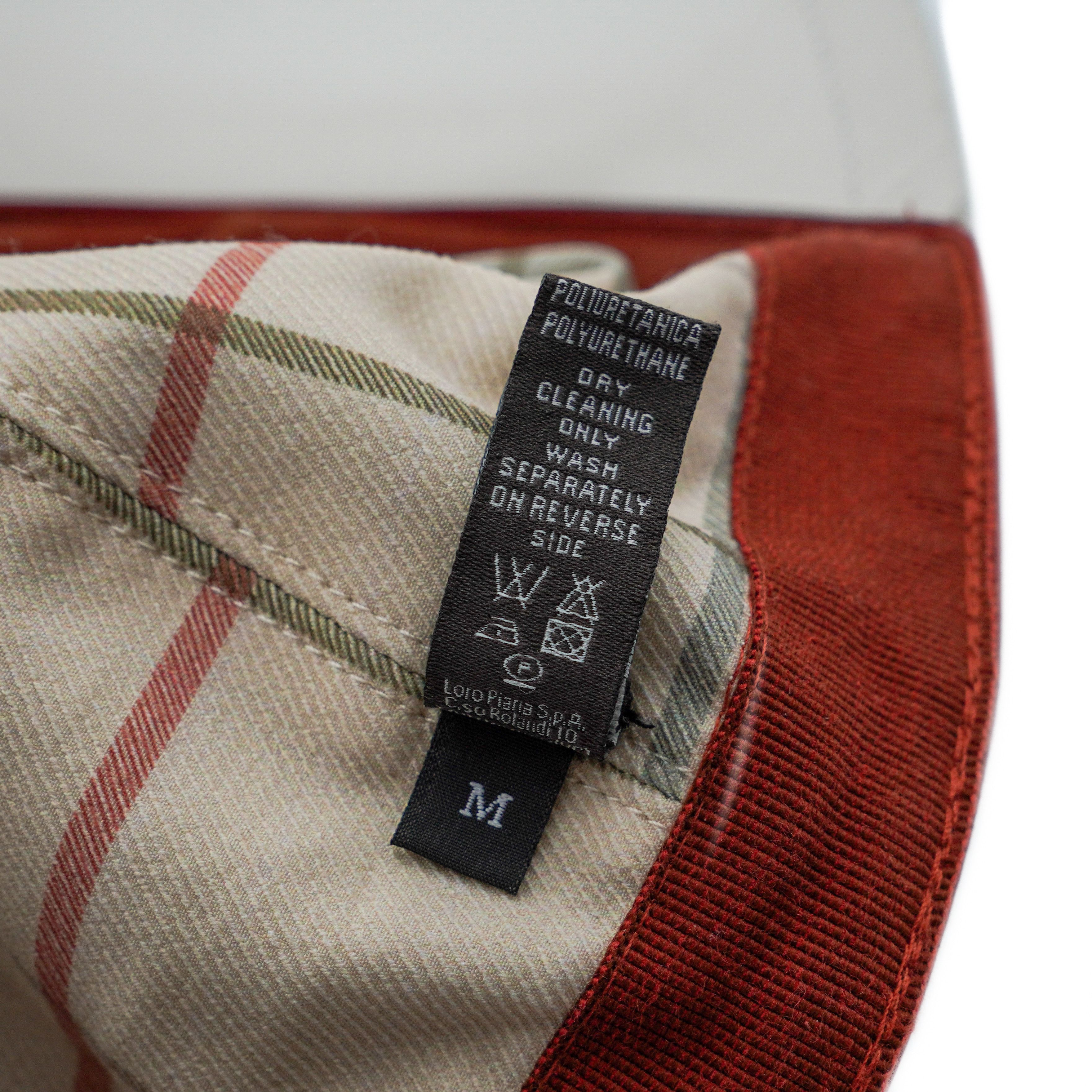 Loro Piana Loro Piana Storm System Brown Embroidered Logo Baseball Cap Size ONE SIZE - 8 Thumbnail