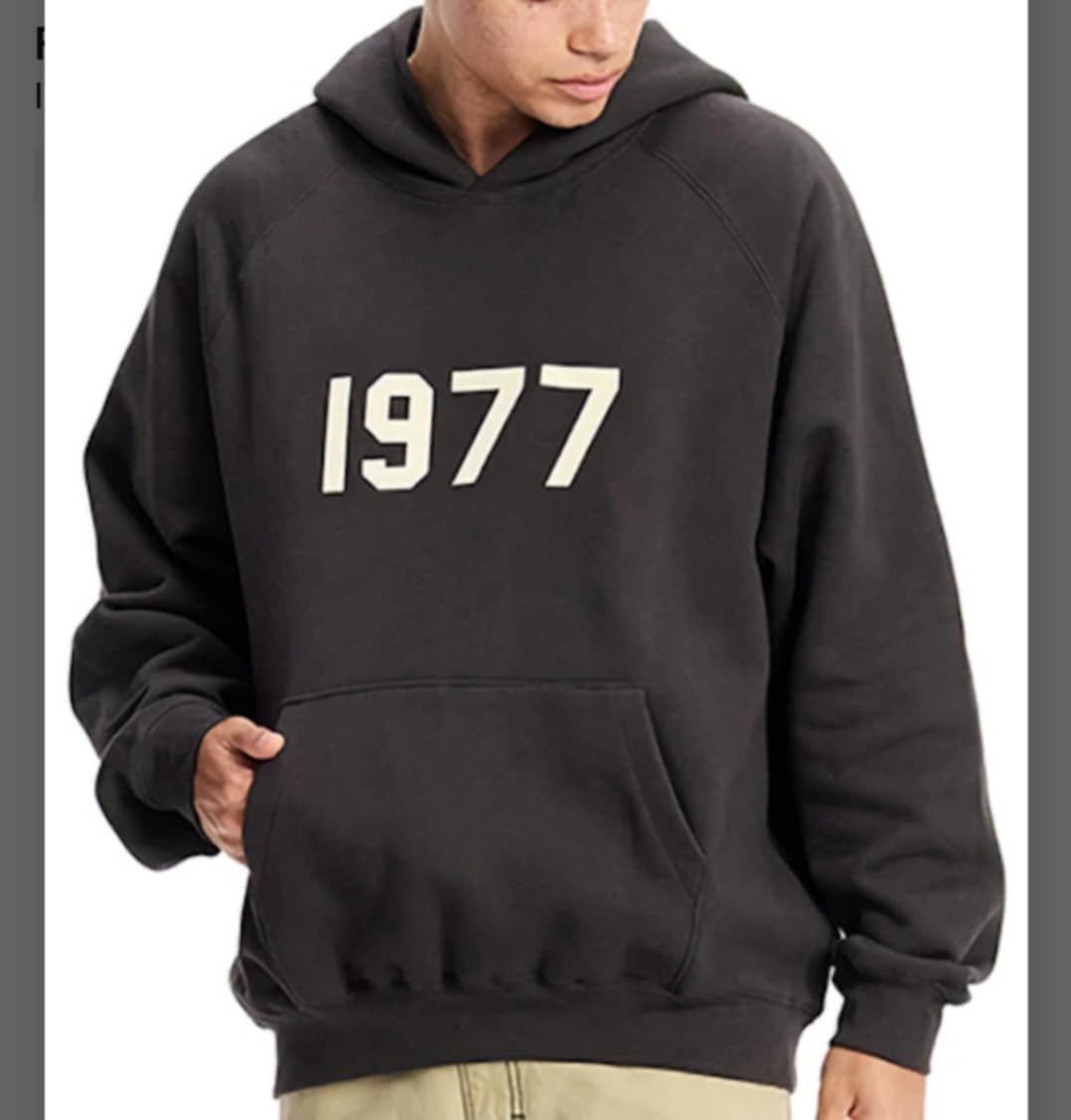 sz XXL Fear of God Essentials 1977 Hoodie Iron