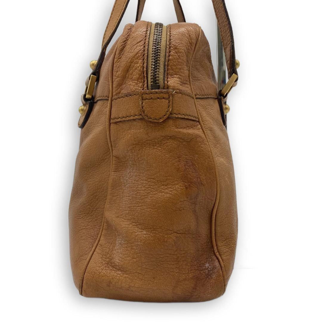Gucci Gucci - Interlocking G Blondie Brown Leather Tote Preloved Size ONE SIZE - 5 Thumbnail