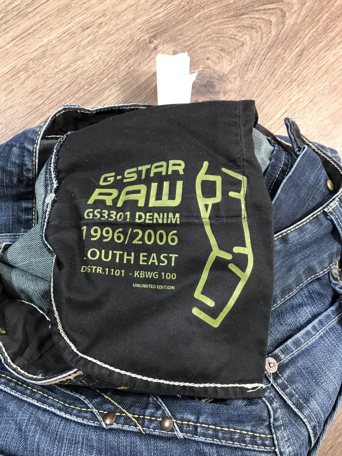 G-Star Vintage G Star Raw Elwood 96 Biker Jeans Y2K Size US 32 / EU 48 - 8 Thumbnail