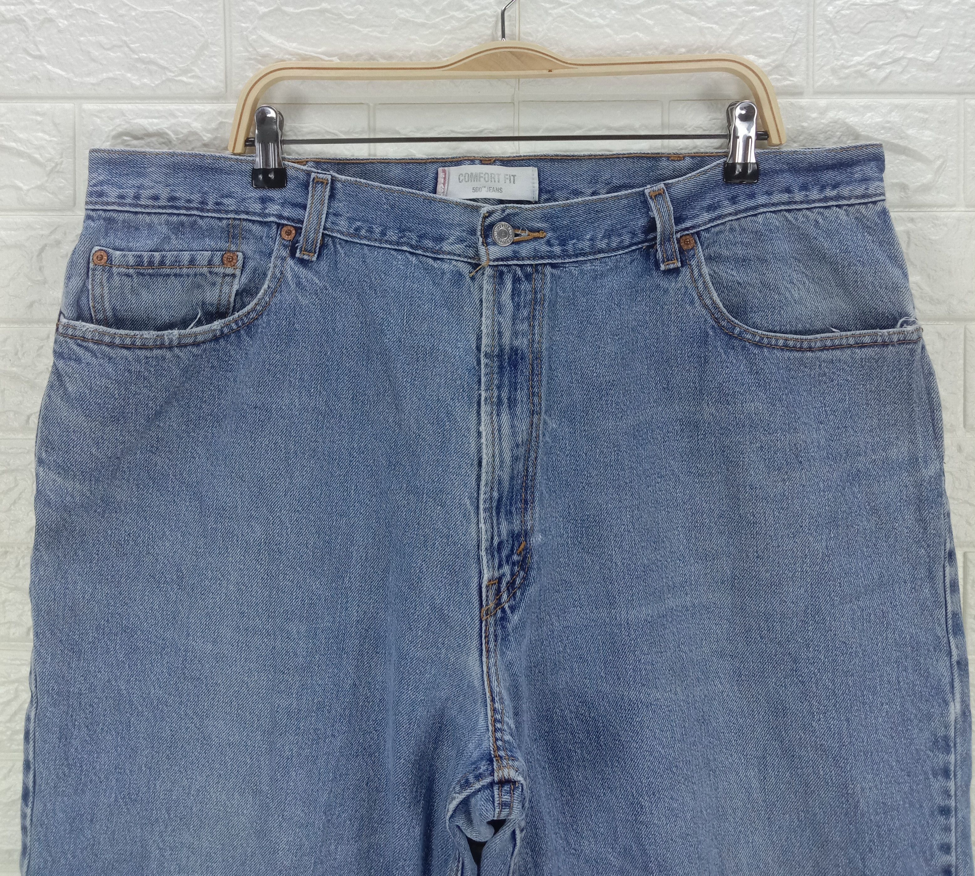 Levi's Vintage Levi's 560 Jeans Comfort Fit Denim Size US 41 - 2 Thumbnail