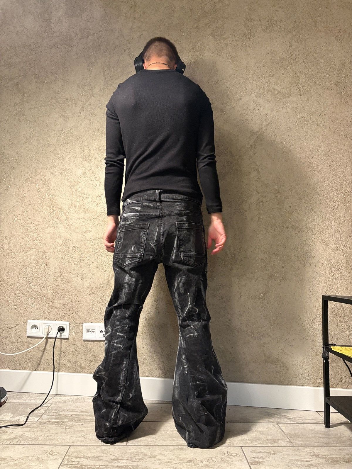 Japanese Brand custom laces bootcut jeans Size US 30 / EU 46 - 6 Thumbnail