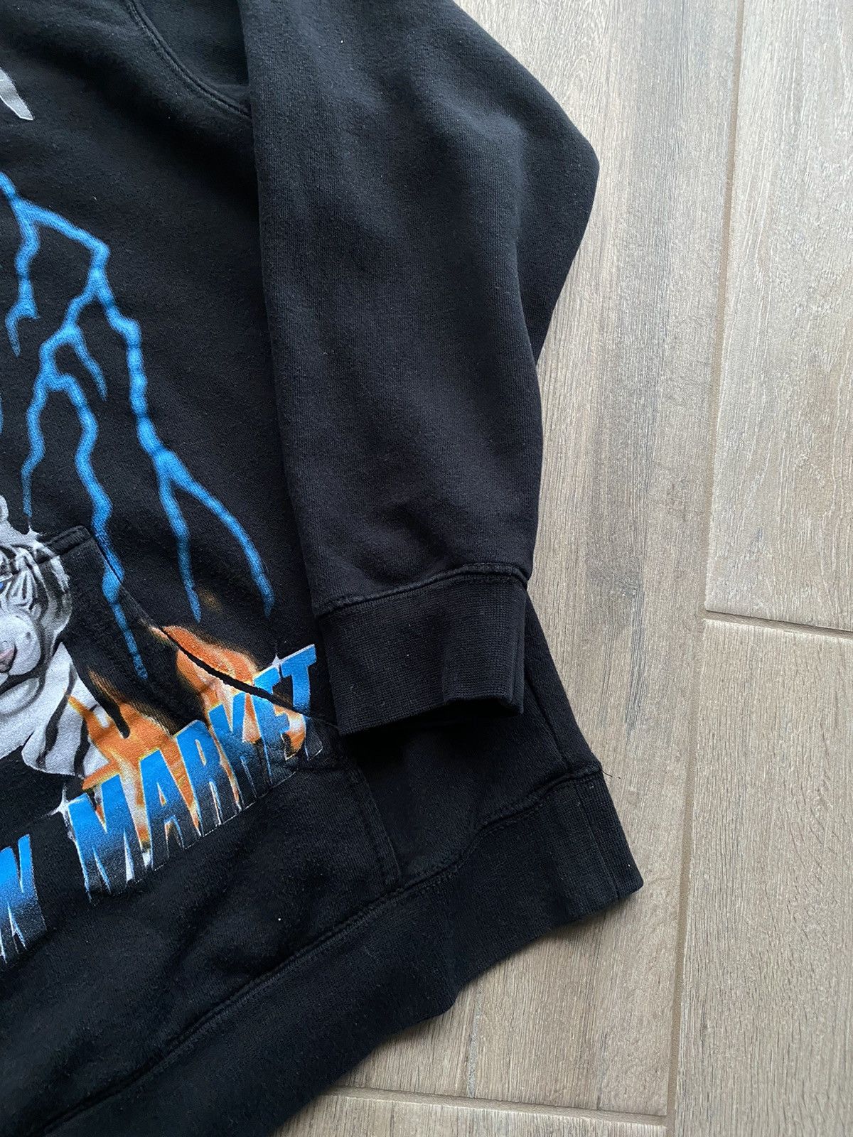 Designer × Market Mike Tyson Chinatown Market Black Hoodie Full Print Size M Size US M / EU 48-50 / 2 - 7 Thumbnail