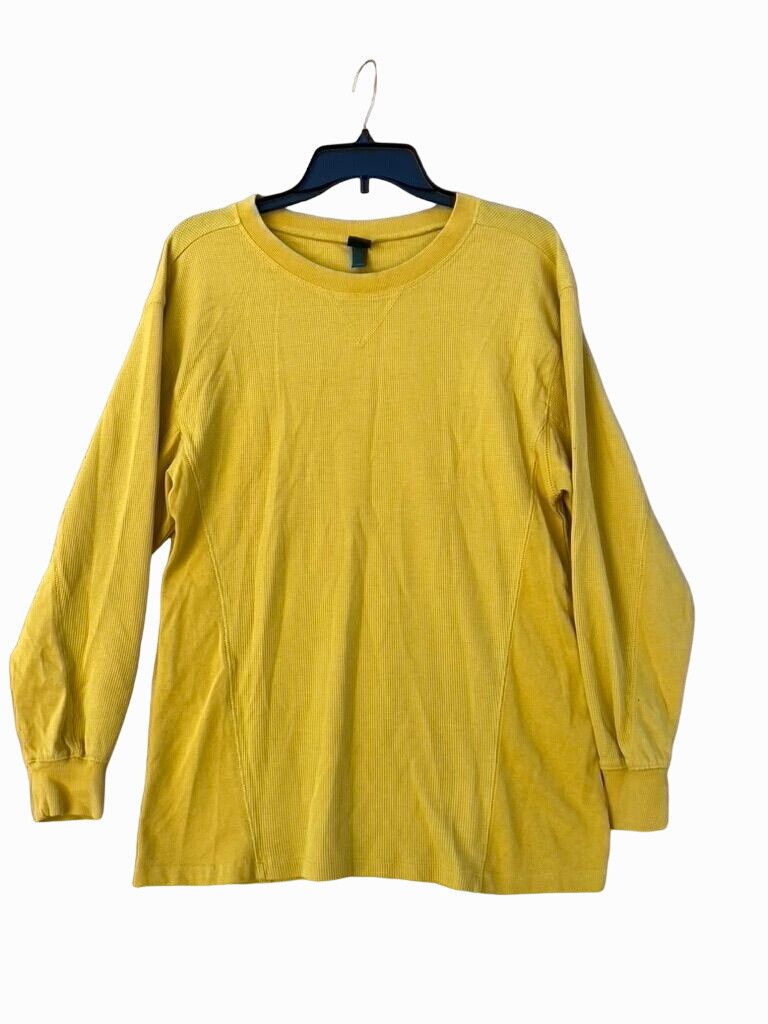 Other Wild Fable - Men's Thermal Long Sleeve Henley Shirt - Yellow Size US XS / EU 42 / 0 - 1 Thumbnail