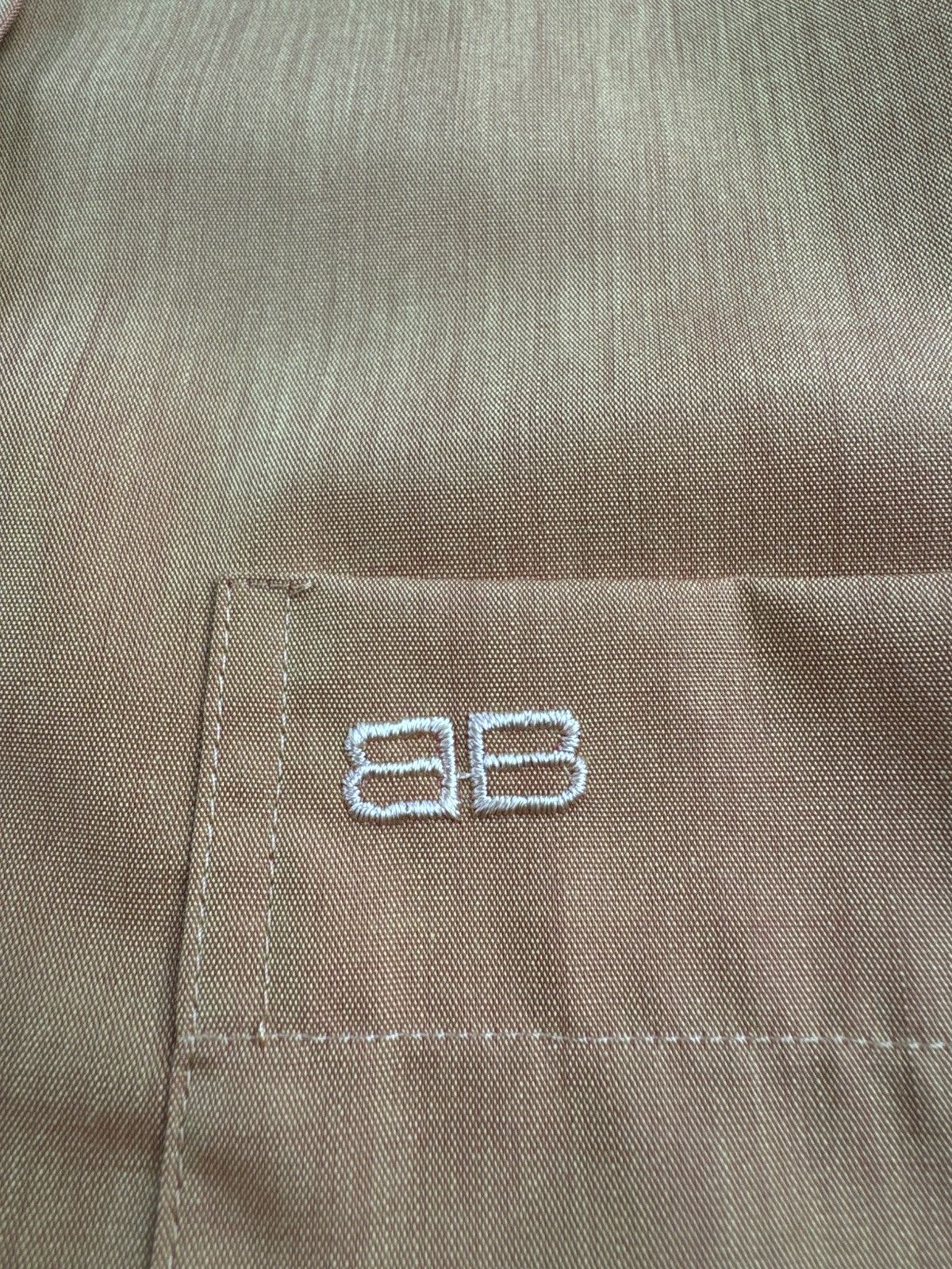 Balenciaga Balenciaga BB 00s Orange 4/42 Cotton Button Longsleeve Luxury Classic Shirt Size US XL / EU 56 / 4 - 8 Thumbnail