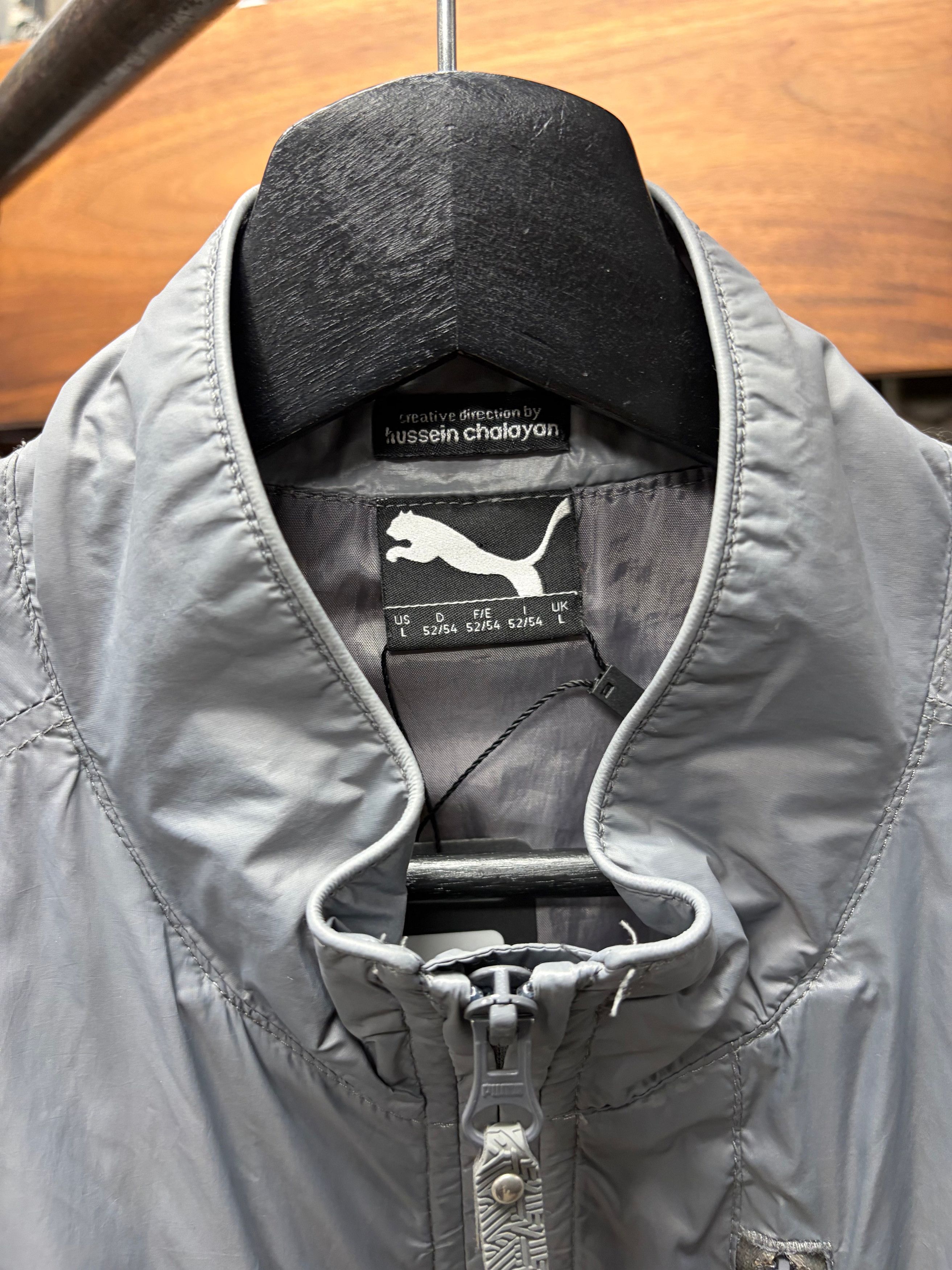 Puma Hussein Chalayan x Puma Grey Nylon Shell Track Jacket Size US L / EU 52-54 / 3 - 3 Thumbnail