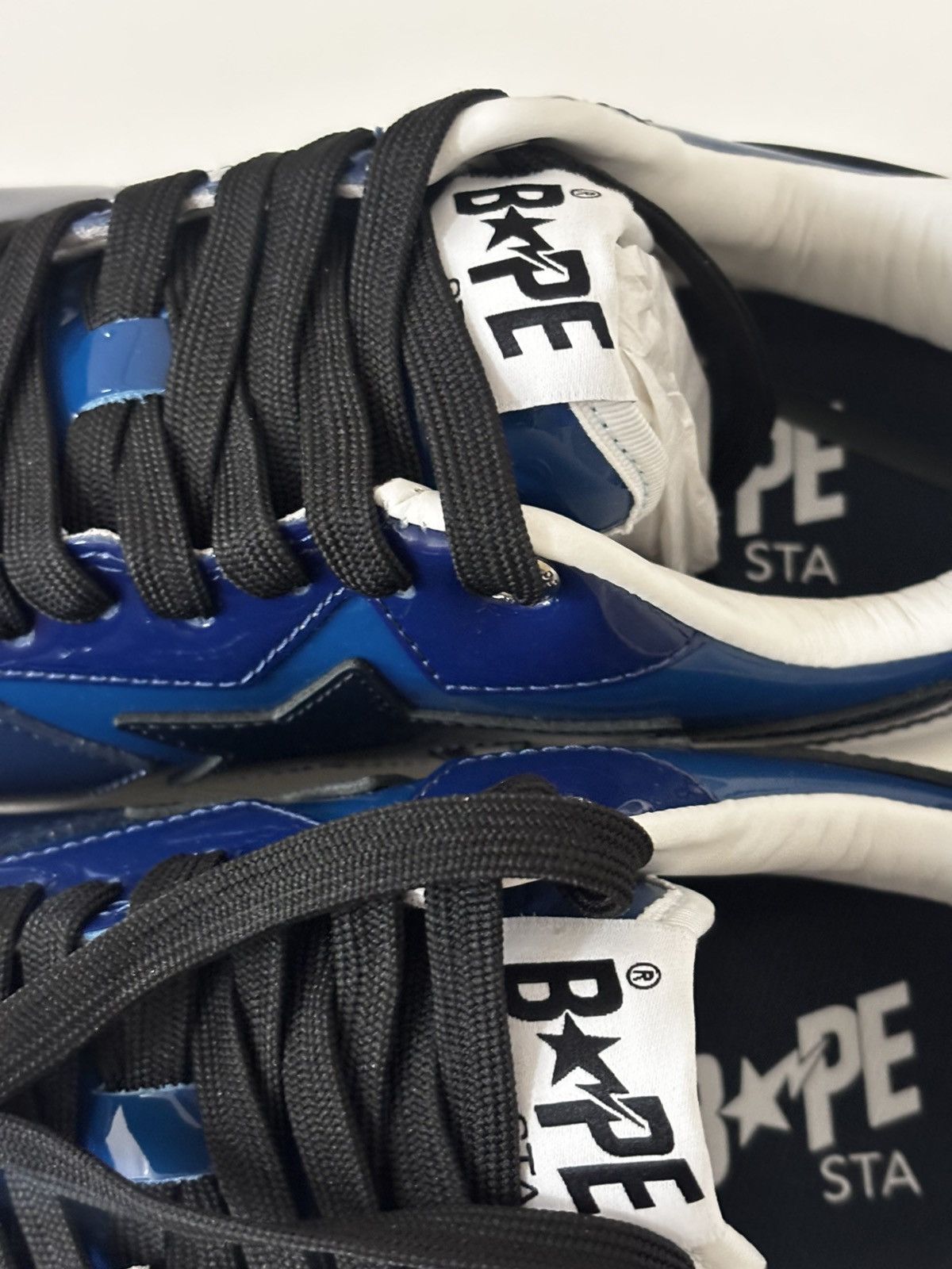 Bape Authentic ape bape bape sta Icon US 8 navy blue new Size US 8 / EU 41 - 4 Thumbnail