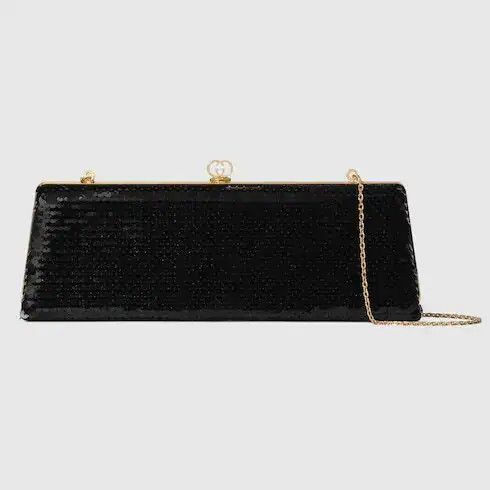 Gucci o1la5ras0526 Size: OS / Broadway Small Sequin Evening Bag Size ONE SIZE - 1 Thumbnail
